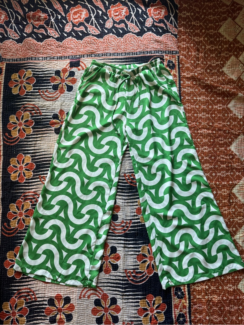 RESA Flowy Printed Wide Leg Pants